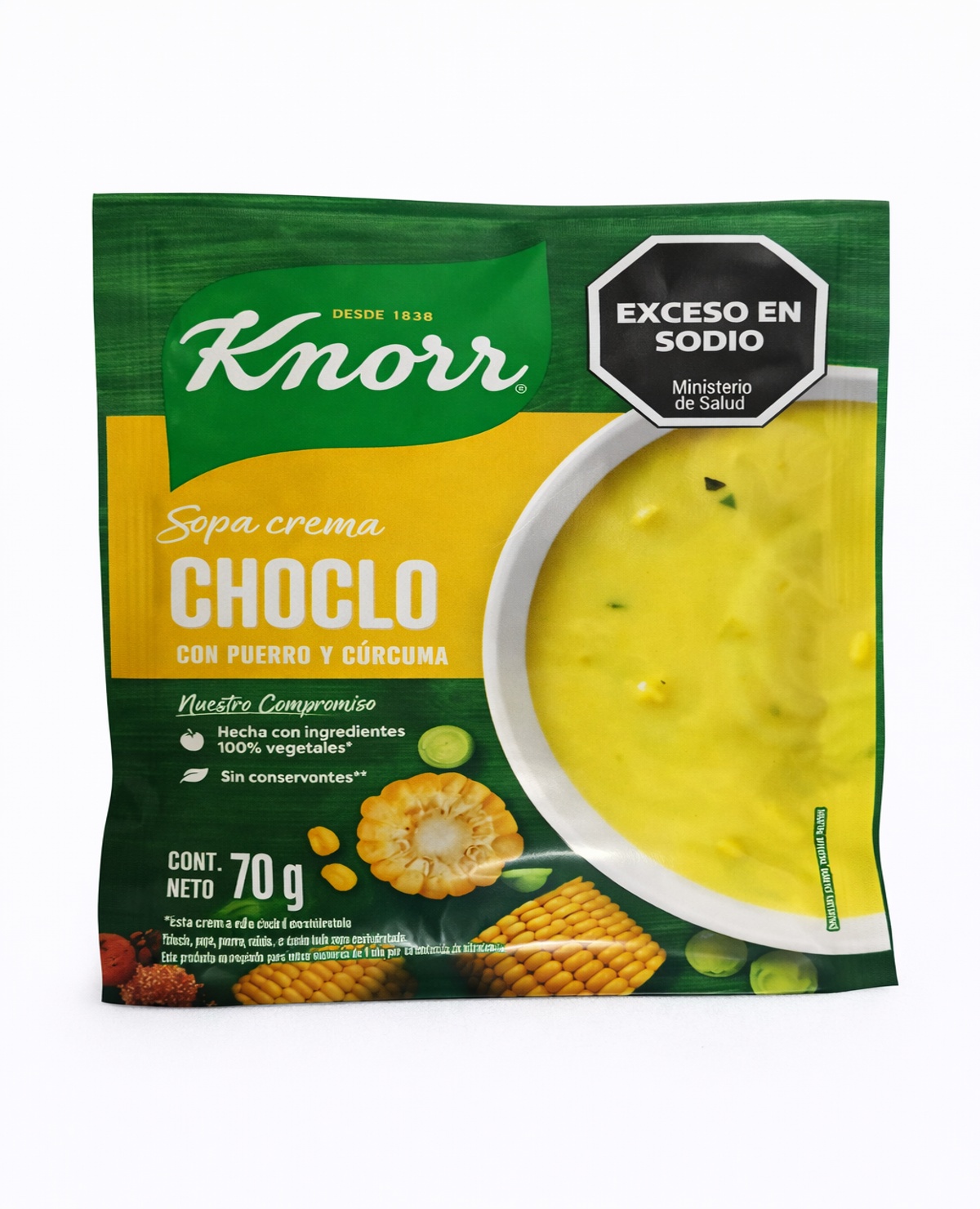 Sopa Knorr Crema De Choclo x 70 Gr